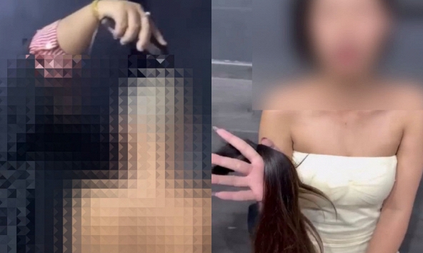 Cô gái bị quản lý quán bar cạo đầu, video lan truyền khắp Internet, lý do gây tranh cãi