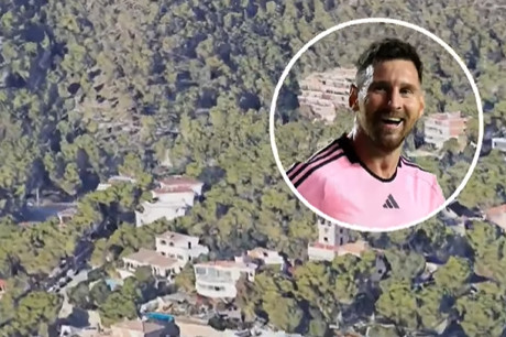 Bên trong căn biệt thự không một máy bay nào có thể bay qua của Messi