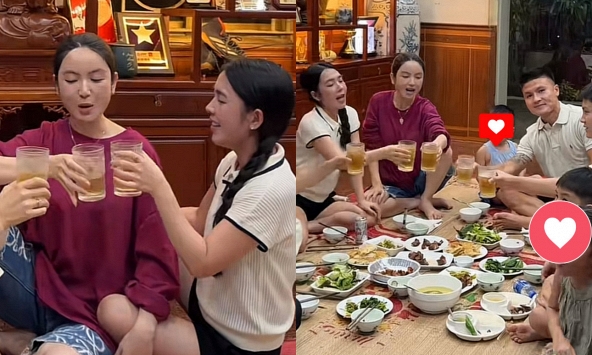 Bữa cơm ở quê nhà Quang Hải - Chu Thanh Huyền