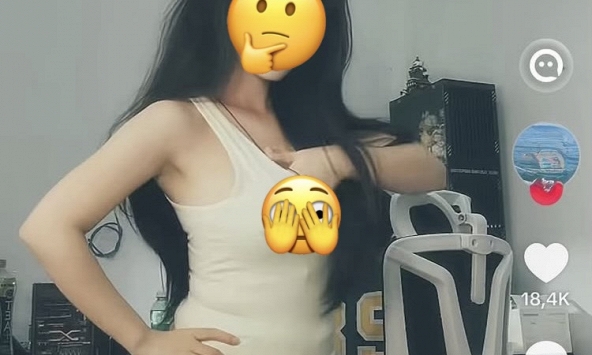 Cận cảnh video khiến người lướt TikTok ngượng 'chín mặt'