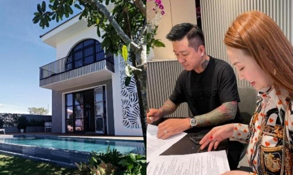 Biệt thự Tuấn Hưng bỏ lại Việt Nam sau khi đưa vợ con sang Mỹ sống