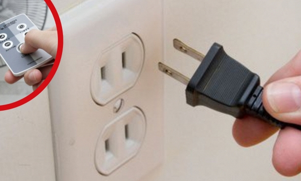 Lời khuyên cho gia đình hay tắt quạt bằng cách rút phích cắm