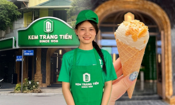 Chưa kịp buồn vì 35 Tràng Tiền đóng cửa đã phát hiện chỗ mới chỉ cách 260m, còn bán dòng kem giá đắt gấp ba