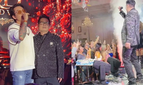 Tuấn Hưng tiệc tùng tưng bừng với loạt sao Việt ở Mỹ