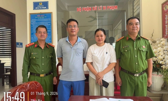 Công an xác minh giao dịch chuyển khoản 400.000.000 đồng từ tài khoản Lê Thị Lan Hương SN 1993: Lê Hoàng Sơn được liên hệ làm việc