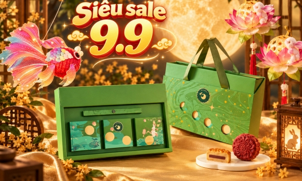 Lazada 9.9 mang mùa Trung thu về nhà: Bánh ngon, đèn lồng xinh, deal chính hãng hấp dẫn