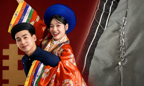 Tiểu thuyết chắc cũng chỉ viết nam chính thế này: Anh tài Phùng Minh Cương ngồi tháo từng chiếc tem, khâu lại quần áo cho vợ đỡ sợ
