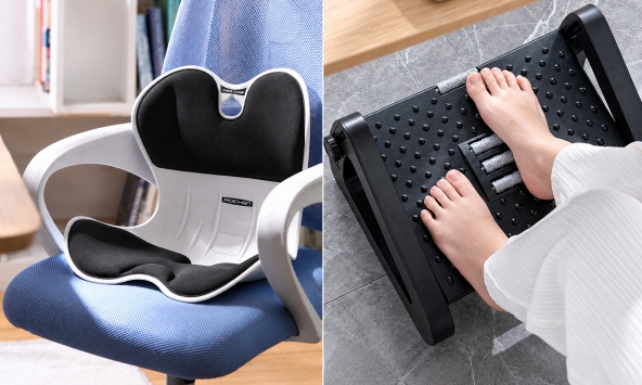 Tiếc tiền mua ghế công thái học? 2 món đồ rẻ này giúp ngồi làm việc đỡ mỏi lưng, tê chân