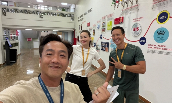 Cường Đô La đi họp phụ huynh cùng Hồ Ngọc Hà: 'Cảm ơn vợ yêu Đàm Thu Trang vì bao dung'