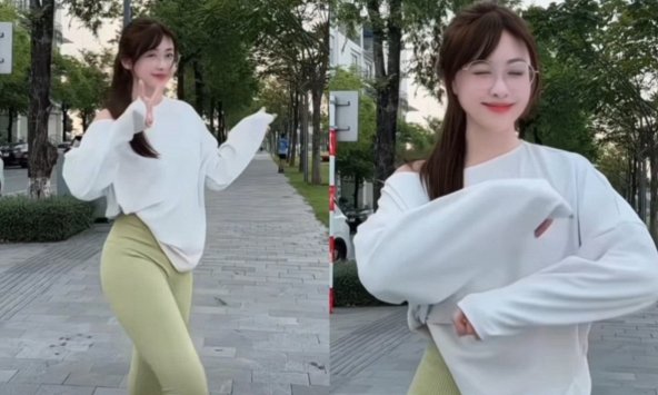 Hot girl chạy bộ khởi động nhẹ nhàng cũng dư sức thu hút triệu ánh nhìn