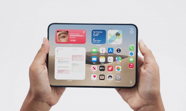 Chính thức: Không có iPhone Fold hay Ultra, Apple gọi iPhone gập đầu tiên là iPhone Duo, gây bất ngờ với màn hình trong gần như trơn láng hoàn hảo