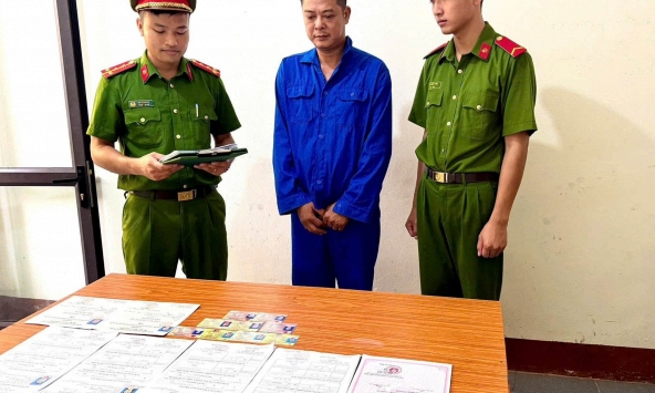 Thi hành lệnh bắt tạm giam Nguyễn Văn Tuân SN 1977