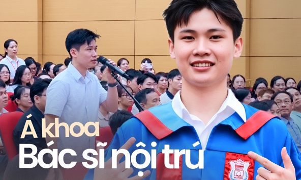 Á khoa Bác sĩ nội trú Răng Hàm Mặt ĐH Y Hà Nội học 12-14 tiếng/ngày suốt 3 tháng cuối để chạm tới mốc 26,74/30