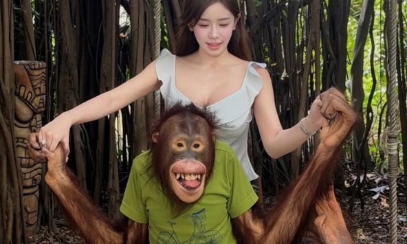 Dạo chơi sở thú, hot girl Thiên Di khoe bộ ảnh vui nhộn, khiến CĐM bàn tán xôn xao