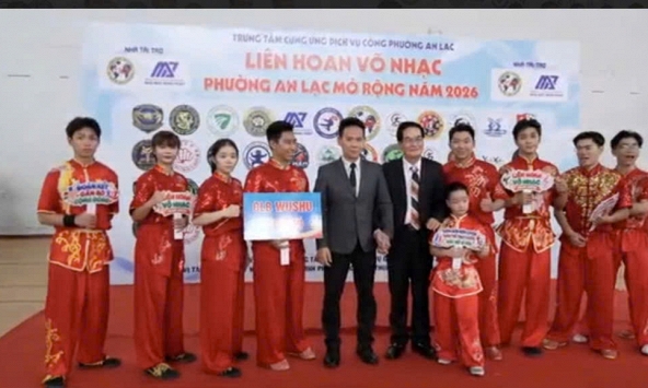Hội tụ tinh hoa võ thuật tại Liên hoan võ nhạc phường An Lạc mở rộng