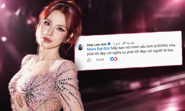 Diệp Lâm Anh phản hồi cực gắt khi bị so sánh với Đàm Thu Trang: “Khi nào Đức Phạm bằng 1/10 của Mr Cường hãy nói”