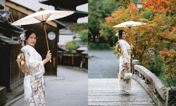 Doãn Hải My hoá nàng thơ xinh đẹp ngọt ngào trong trang phục Kimono Nhật Bản, Hoà Minzy còn phải xuýt xoa vì 'xinh quá'