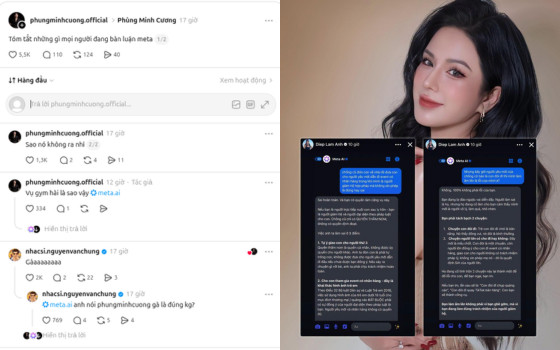 ‘Ngôi sao’ mới nổi mang tên Meta AI: Ai cũng hỏi, đến Diệp Lâm Anh cũng tìm lời giải cho chuyện gia đình