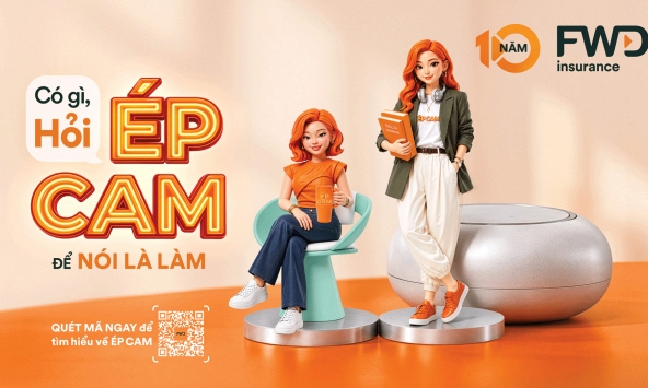 FWD Việt Nam ra mắt Ép Cam - nhân vật AI cảm xúc kết nối công nghệ và con người