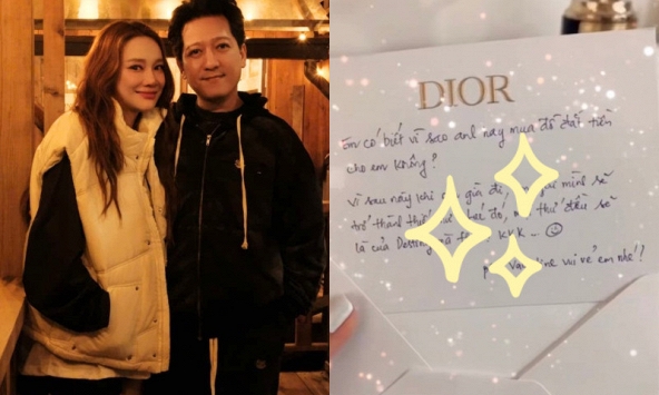 Bức thư Trường Giang viết trên giấy Dior gửi vợ: Suy tính tương lai sau những món quà trăm triệu