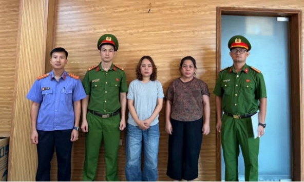 Thi hành lệnh bắt tạm giam môi giới bất động sản Phan Thùy Linh SN 1983