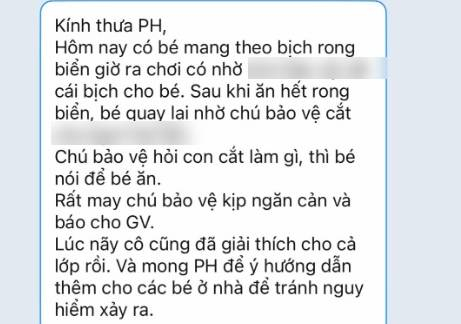 Tin nhắn cảnh báo của cô giáo khiến phụ huynh TP.HCM hết hồn: Sai 1 ly, hậu quả khôn lường