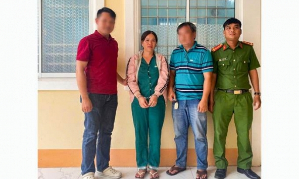 Bắt giữ Nguyễn Thị Hòa SN 1986 liên quan đến số tài sản trị giá 96,4 triệu đồng