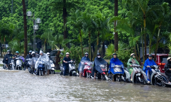 Ngày mai, nhiều tỉnh thành xuất hiện mưa to đến rất to