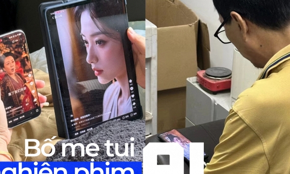 Bố mẹ tôi U60, ngày nào cũng “cày” phim tổng tài AI