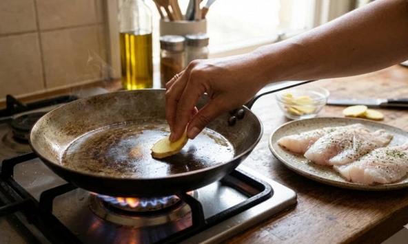 Vì sao nên cho 1 lát gừng vào chảo trước khi chiên cá? Nhiều người ước biết sớm hơn