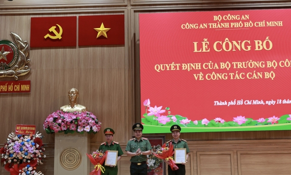 Đại tá Lê Công Anh làm Thủ trưởng Cơ quan An ninh điều tra Công an TPHCM
