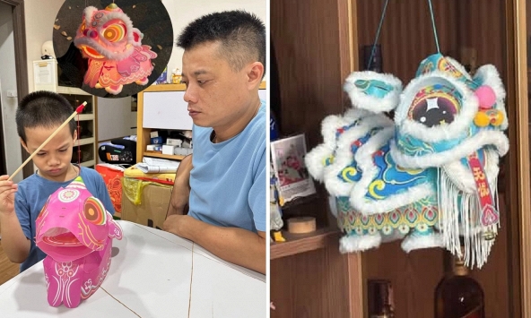 Trùm cuối mùa Trung thu năm nay gọi tên lồng đèn lân: Các mẹ hì hục lắp cho con mất cả buổi nhưng thành quả thì 'lúc này lúc kia'