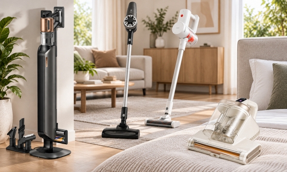 4 máy hút bụi cầm tay đáng cân nhắc năm nay: Một mẫu chuyên nệm, một mẫu gần như không phải tự đổ bụi