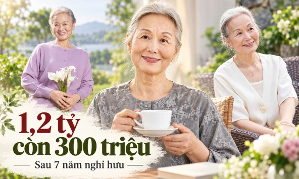 Tôi nghỉ hưu với 1,2 tỷ đồng tiết kiệm, 7 năm sau chỉ còn chưa tới 300 triệu đồng vì 3 khoản chi cho con cái