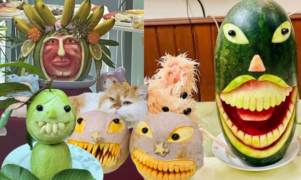 Loạt mâm cỗ Trung thu nhìn cứ tưởng “Halloween năm nay đến sớm”