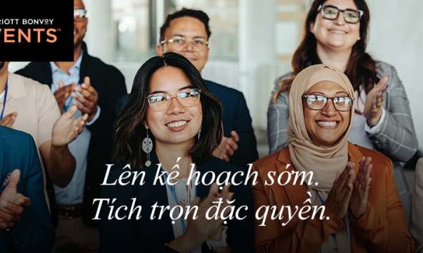 Marriott Bonvoy tung ưu đãi cho sự kiện đặt trước năm 2027