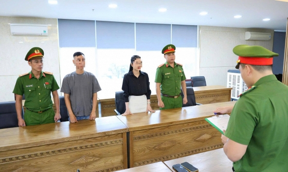 Thi hành lệnh bắt tạm giam Lê Thị Thanh Thuận SN 1983