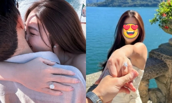 “Ngọc nữ phông bạt” được thiếu gia nghìn tỷ ngành ngân hàng cầu hôn bằng nhẫn kim cương khủng, nhan sắc đàng trai khiến MXH ngớ người