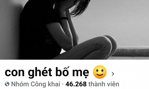Xuất hiện nhóm hội “Con ghét bố mẹ” có tới gần 50.000 thành viên khiến nhiều phụ huynh hoang mang