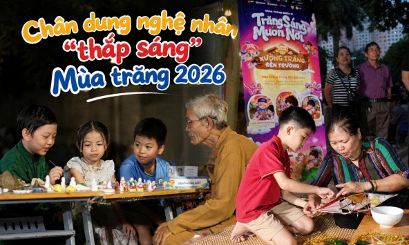 Những người “thắp sáng” mùa trăng 2026: Khi nghệ nhân làng nghề mang di sản vào học đường, giữ hồn dân gian gửi gắm vào thế hệ tương lai