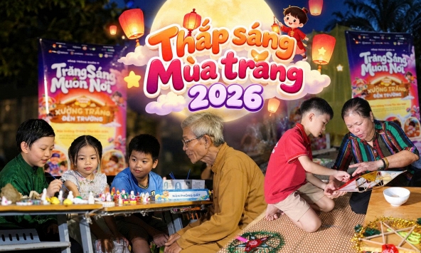 ‏Những người “thắp sáng” mùa trăng 2026: Khi nghệ nhân làng nghề mang di sản vào học đường, giữ hồn dân gian gửi gắm vào thế hệ tương lai‏