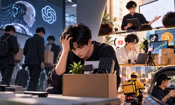 Lập trình viên lương cao mất việc vì AI: Hot search Weibo hé lộ lộ trình mưu sinh mà dân công nghệ gọi là 'ba môn phối hợp'