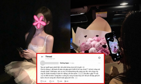 Màn “review đi date” ầm ĩ khắp Threads: Bạn trai nổ sắp đi Tây nhưng hóa ra là Tây Hồ, ting ting 200k bao bill mà hóa đơn tận 500k