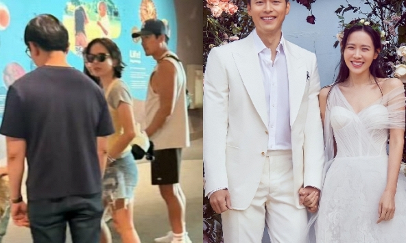Son Ye Jin lao ra bảo vệ con trai 4 tuổi