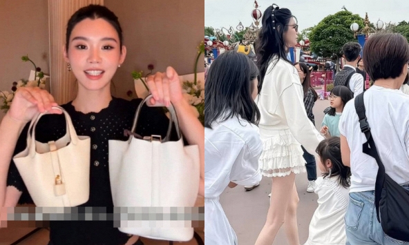 Dâu hào môn Hề Mộng Dao chi hàng trăm triệu mua túi Hermès cho con gái 2 tuổi