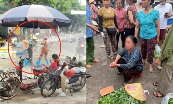 Chủ quán hải sản xịt nước vào mặt người bán rau: Cái kết cuối cùng