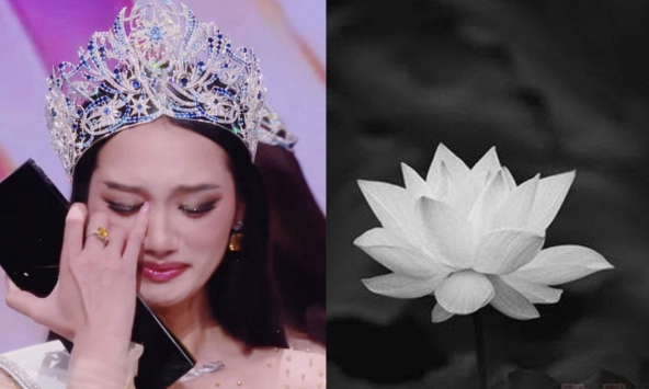 Nguyễn Quỳnh Anh - Miss Universe Vietnam 2026 vừa đăng quang đã về quê chịu tang