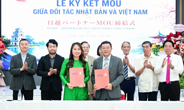 Nhà xuất bản Giáo dục Việt Nam ký kết thỏa thuận hợp tác với Trung tâm Xúc tiến Hợp tác Văn hóa, Giáo dục Việt Nam – Nhật Bản