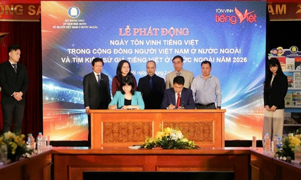 NXB Giáo dục Việt Nam và Ban Truyền hình Đối ngoại – VTV ký kết hợp tác, mở rộng hành trình đưa Tiếng Việt ra thế giới