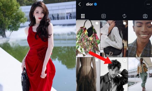 Địch Lệ Nhiệt Ba bị Dior xoá ảnh thẳng tay